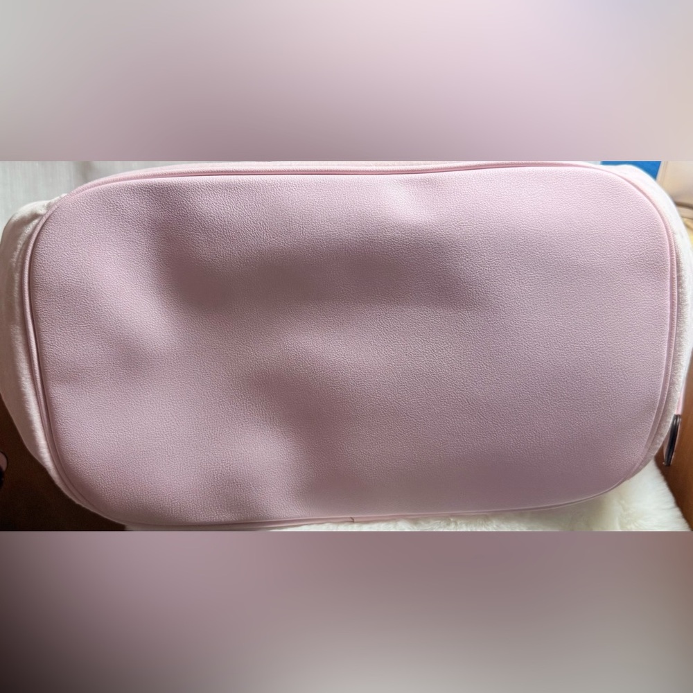 NEW Juicy Couture Royalty Pink Velour Tote - Picture 7 of 9